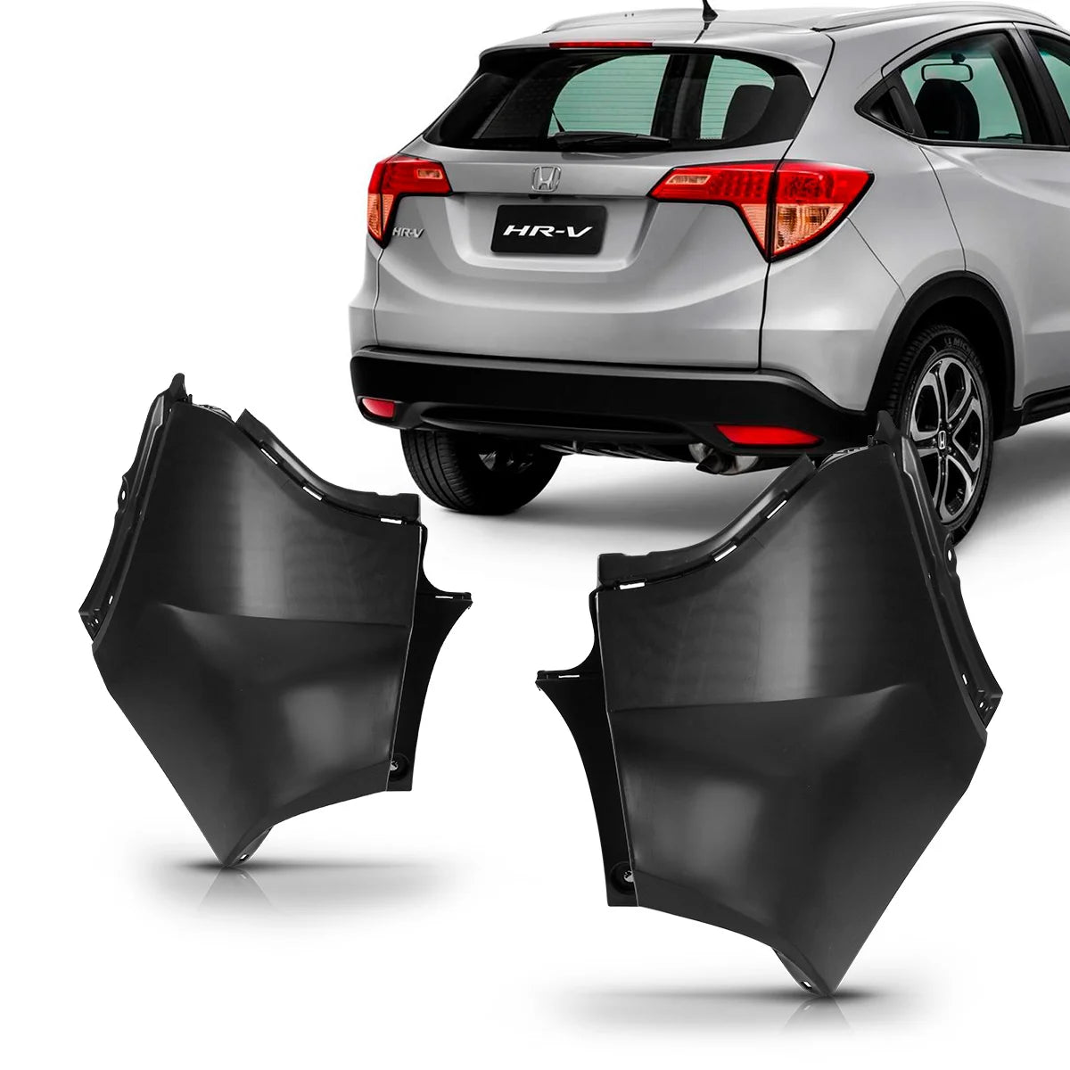 Par Ponteira Polaina Parachoque Traseiro Hrv 2016-2018