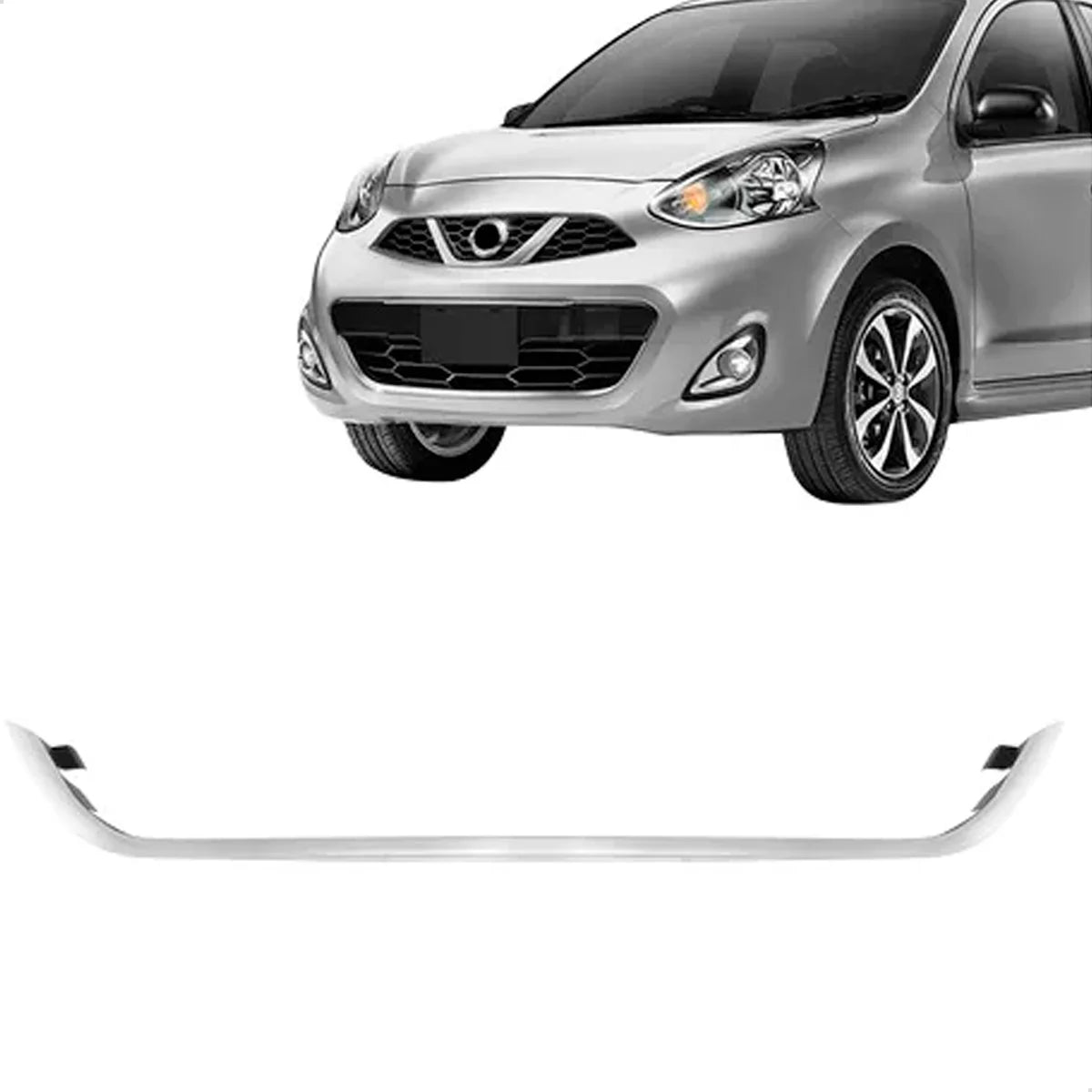 Friso Grade Parachoque Dianteiro March 2015-2017 Cromado