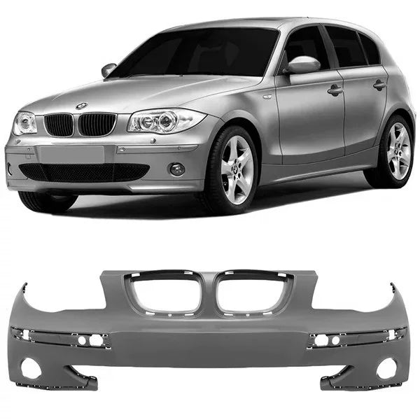 Parachoque Dianteiro Bmw Serie 1 2004-2007 Com Furo