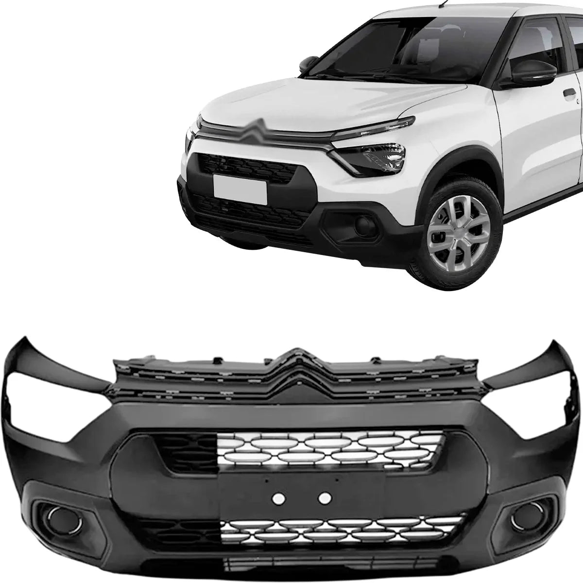 Parachoque Dianteiro C3 2021-2026 Completo