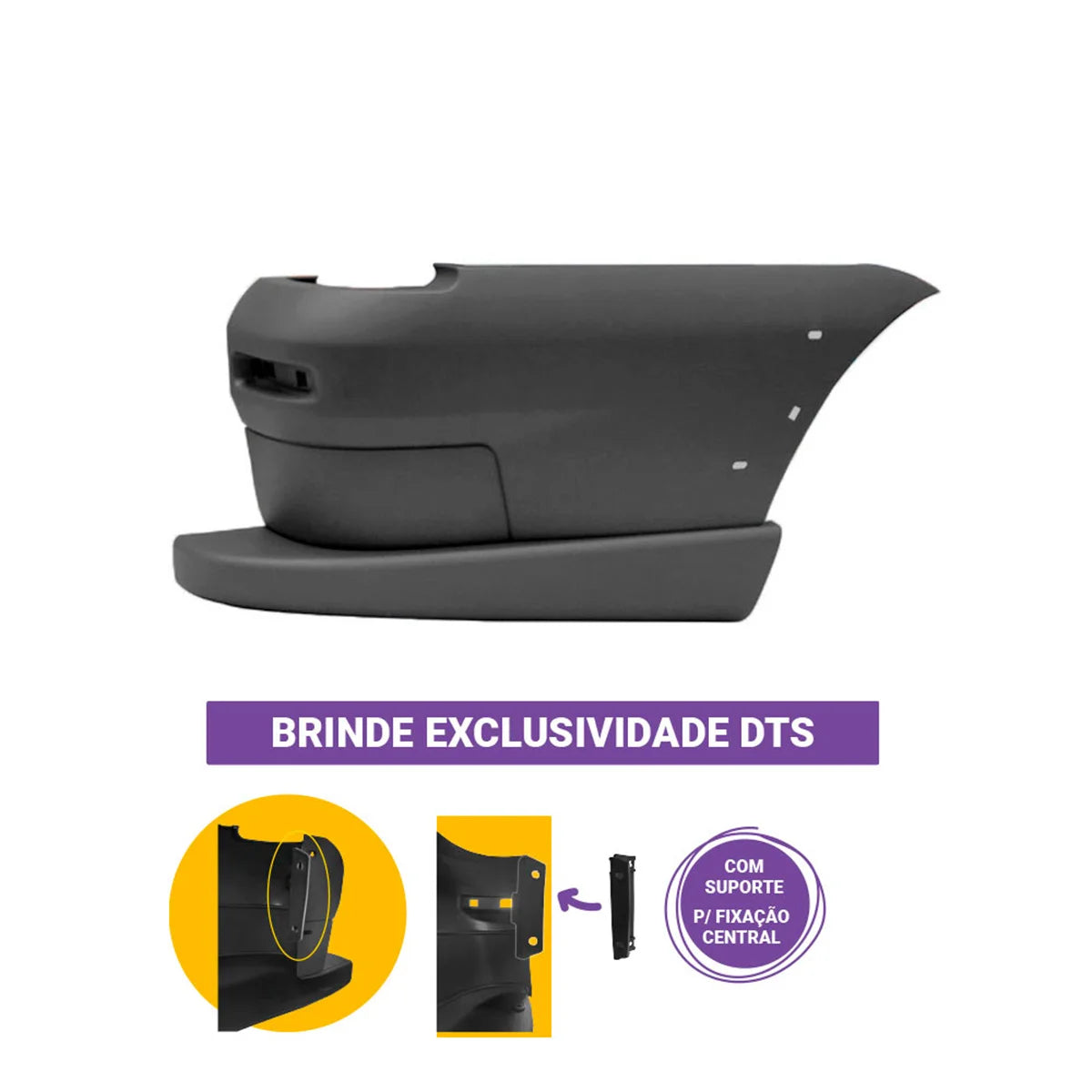 Par Parachoque Traseiro Strada Workking Trekking 2009-2013 Cinza Texturizado