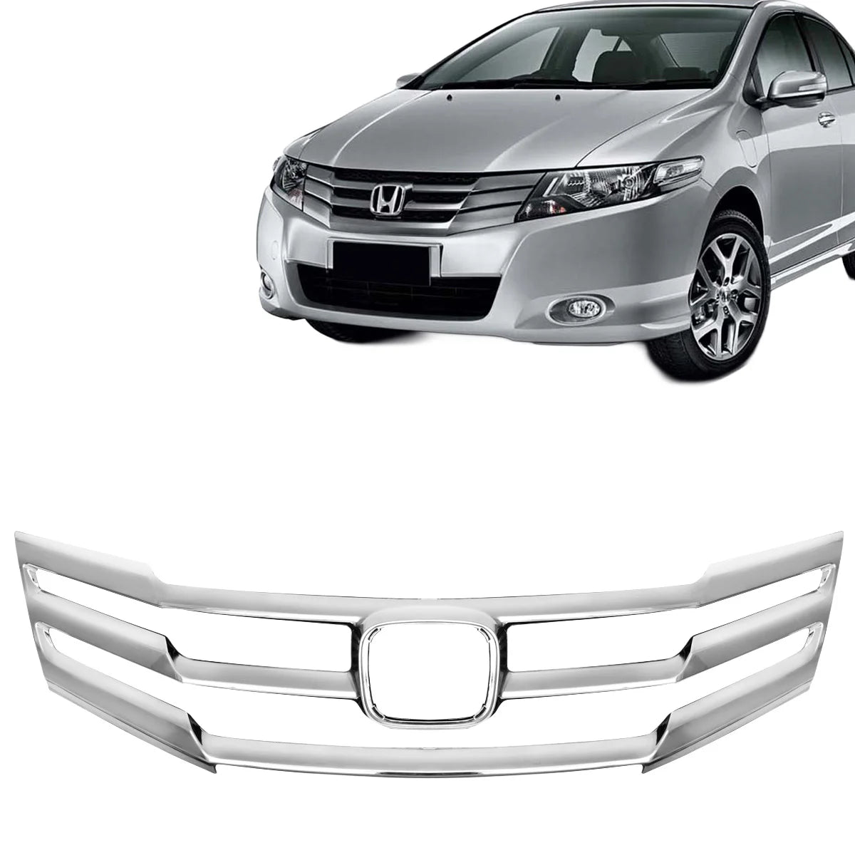 Friso Grade Dianteira City 2013-2014 Cromado