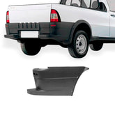 Par Parachoque Traseiro Strada Restyling Ii 2005-2012 Preto Texturizado