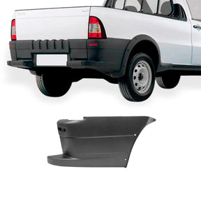 Par Parachoque Traseiro Strada Restyling Ii 2005-2012 Preto Texturizado