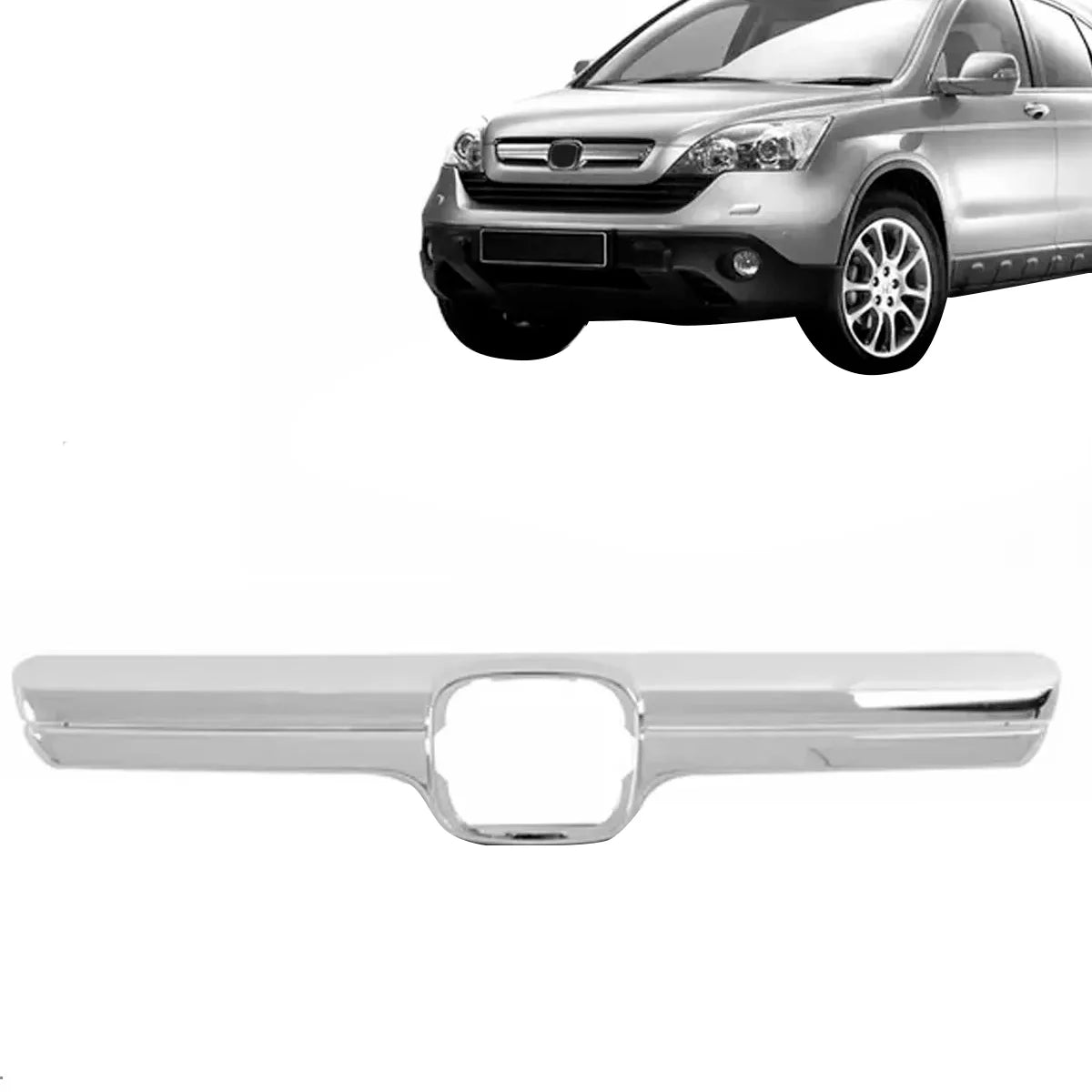 Friso Grade Dianteira Crv 2007-2009 Cromado