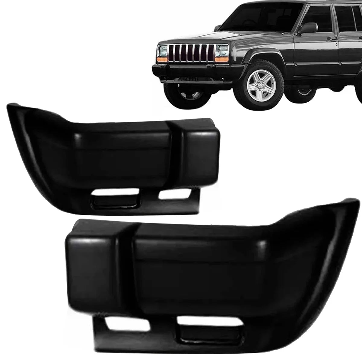 Par Ponteira Polaina Parachoque Dianteiro Cherokee Sport 97 98 99 2000-2002