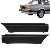 Par Ponteira Polaina Parachoque Traseiro Chevette 1987-1996 Preto
