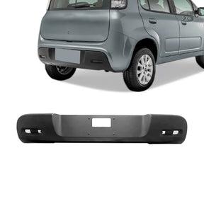 Aplique Parachoque Traseiro Uno 2014-2022 Inferior Preto