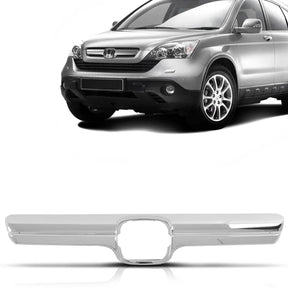 Aplique Grade Dianteira Crv 2007-2009 Cromada