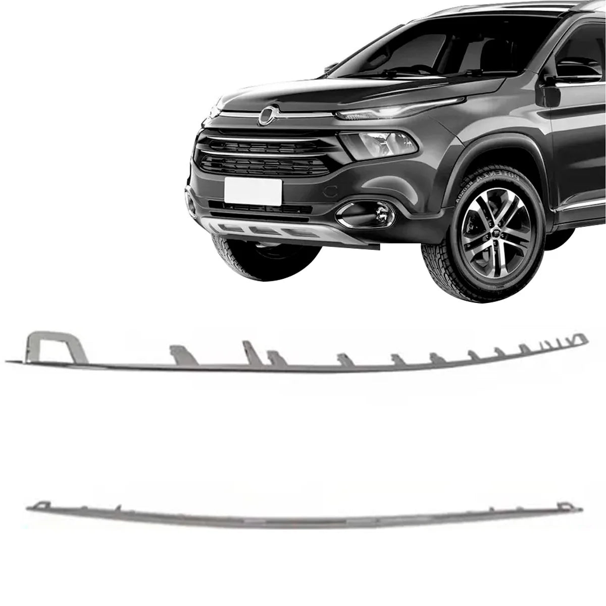 Friso Grade Superior Toro 2016-2020 Cromado